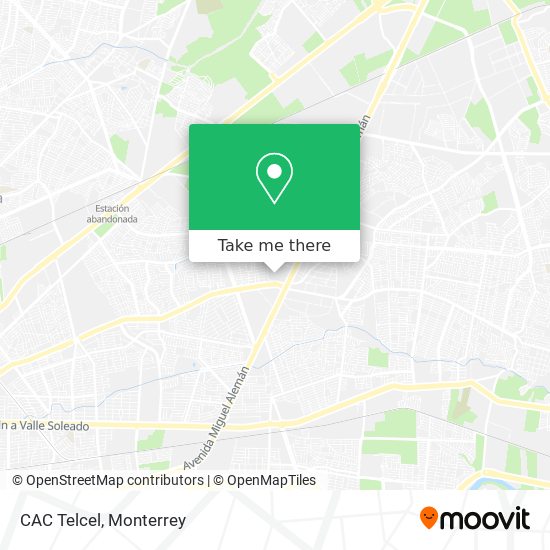 Mapa de CAC Telcel