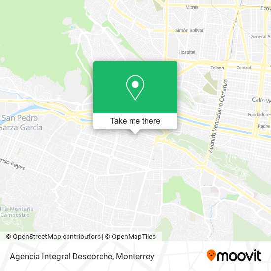 Agencia Integral Descorche map