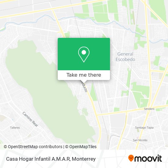 Mapa de Casa Hogar Infantil A.M.A.R