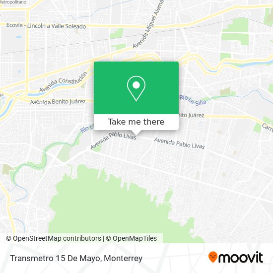 Transmetro 15 De Mayo map