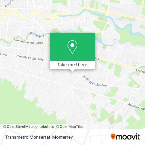 Mapa de Transmetro Monserrat