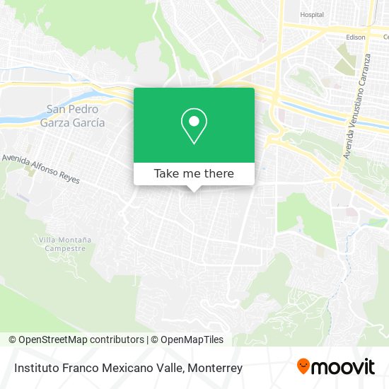 Instituto Franco Mexicano Valle map