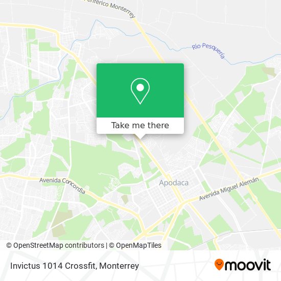Invictus 1014 Crossfit map