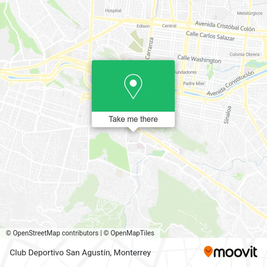 Club Deportivo San Agustín map