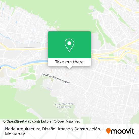 Mapa de Nodo Arquitectura, Diseño Urbano y Construcción