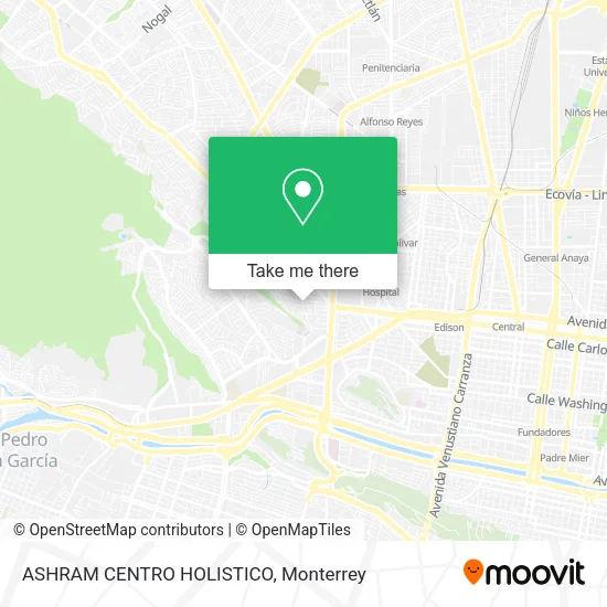 Mapa de ASHRAM CENTRO HOLISTICO