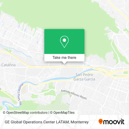 GE Global Operations Center LATAM map