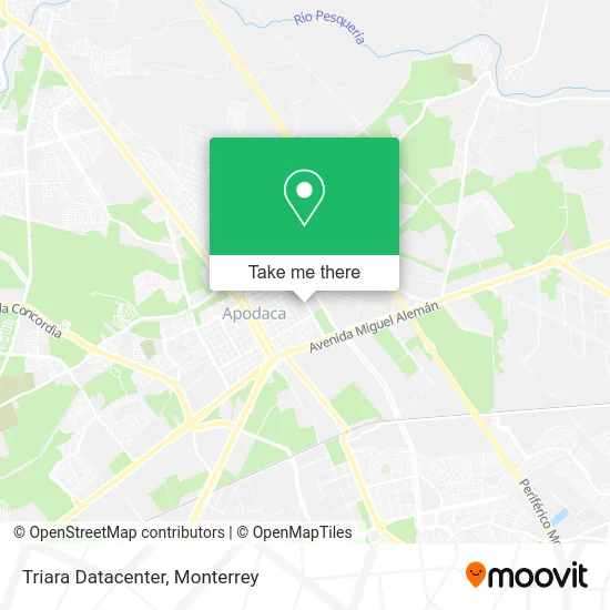 Triara Datacenter map
