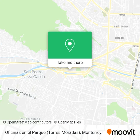 Mapa de Oficinas en el Parque (Torres Moradas)