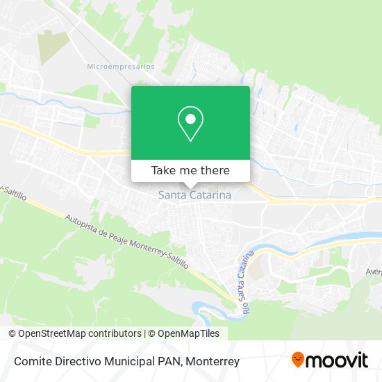 Mapa de Comite Directivo Municipal PAN