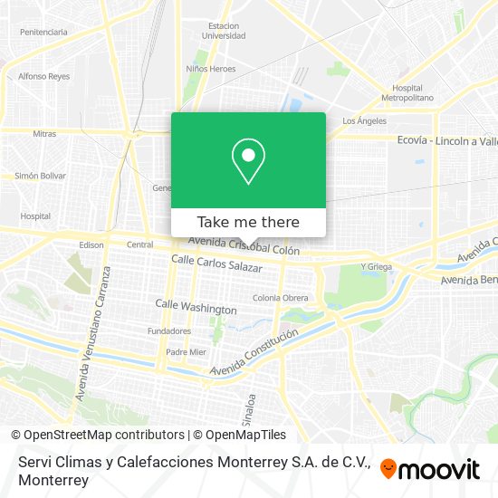 Servi Climas y Calefacciones Monterrey S.A. de C.V. map