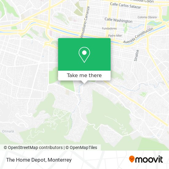 The Home Depot map