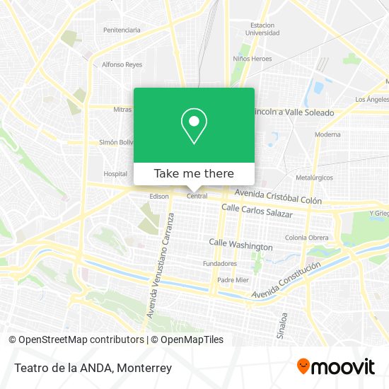 Mapa de Teatro de la ANDA