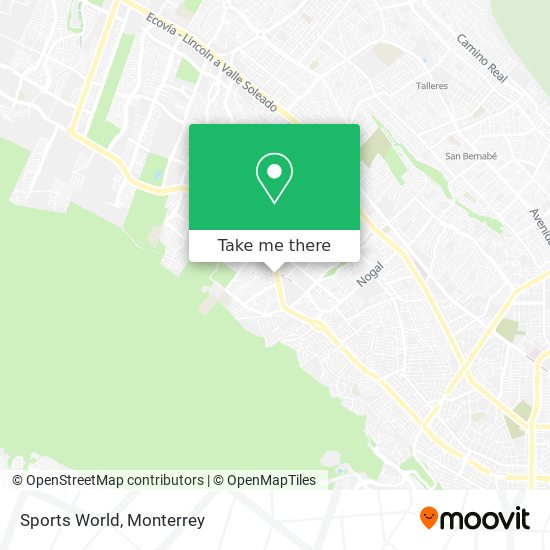 How to get to Sports World in Monterrey by Bus?