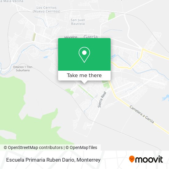 Mapa de Escuela Primaria Ruben Dario