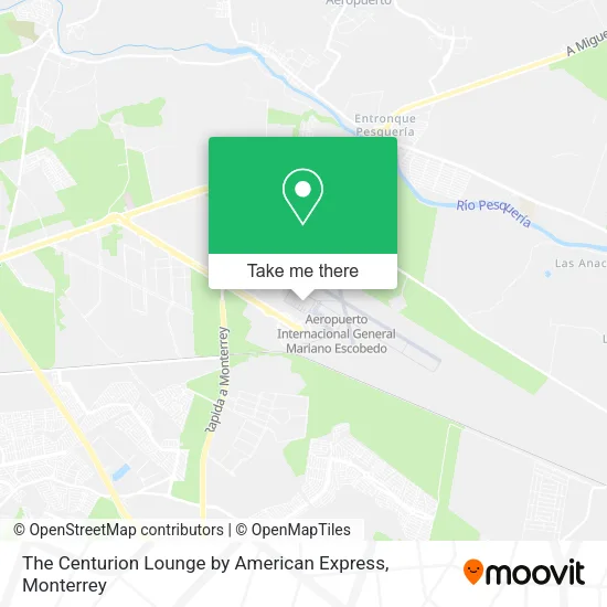 The Centurion Lounge by American Express map