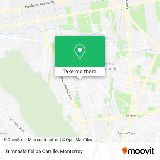 Mapa de Gimnasio Felipe Carrillo