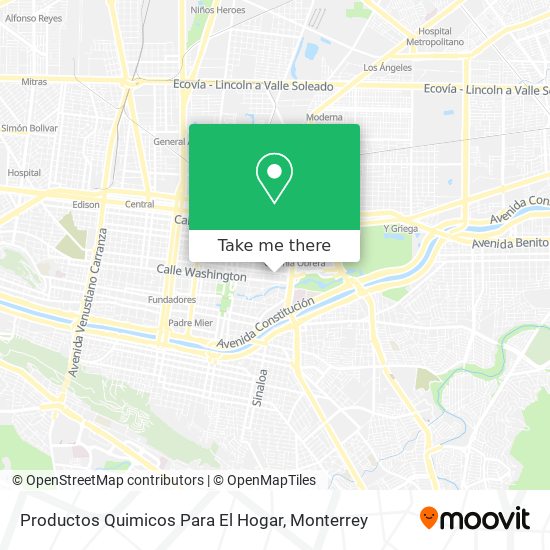 Mapa de Productos Quimicos Para El Hogar