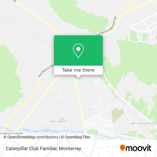 Mapa de Caterpillar Club Familiar