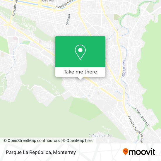 Parque La República map
