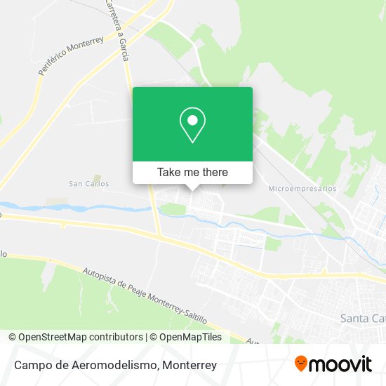 Campo de Aeromodelismo map