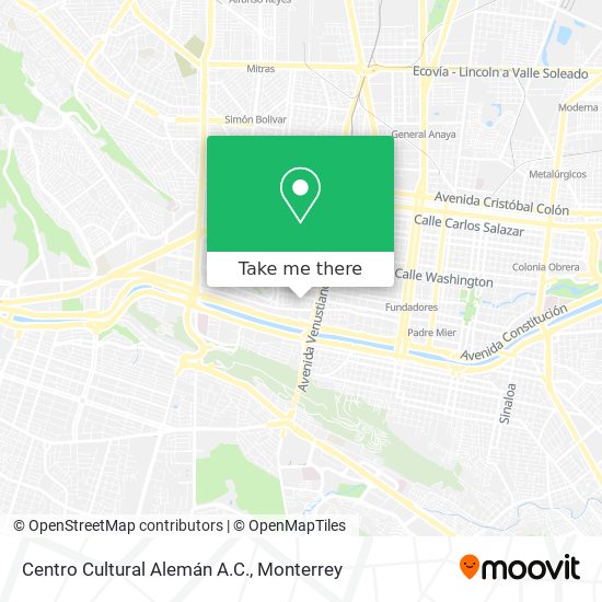 Centro Cultural Alemán A.C. map