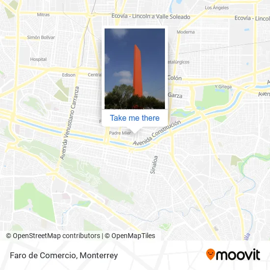 Faro de Comercio map