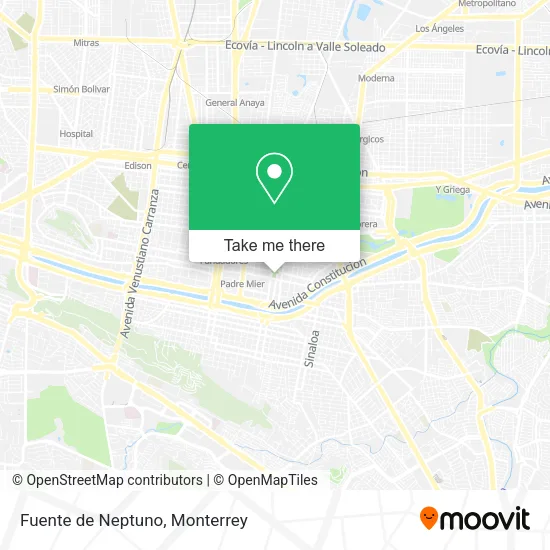 Fuente de Neptuno map