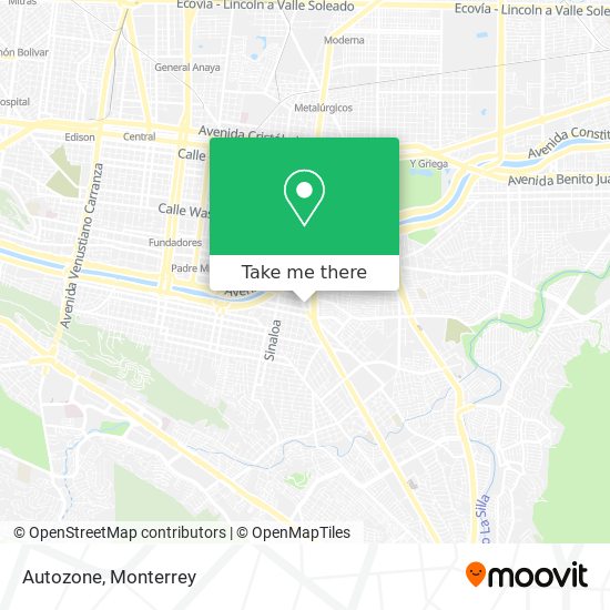 Autozone map