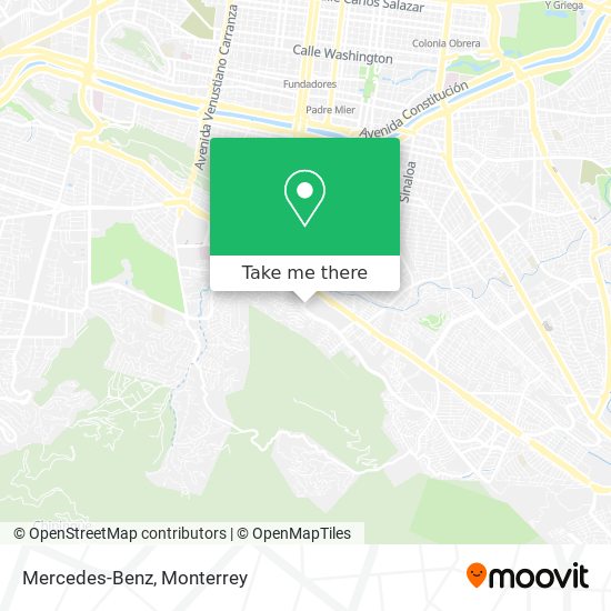Mapa de Mercedes-Benz