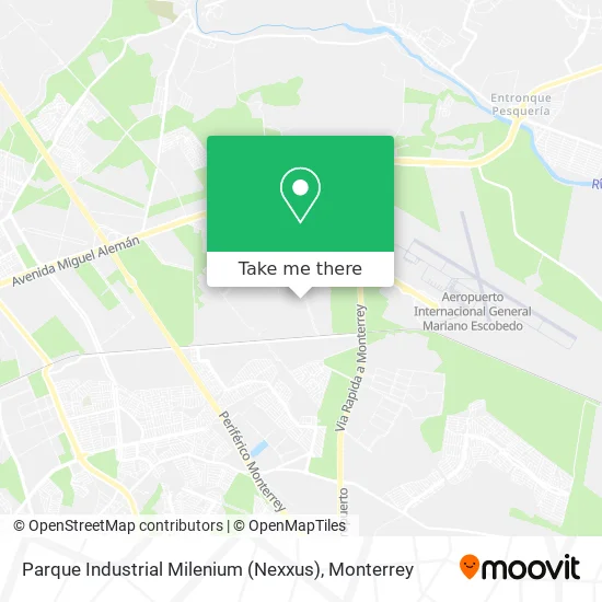 Parque Industrial Milenium (Nexxus) map