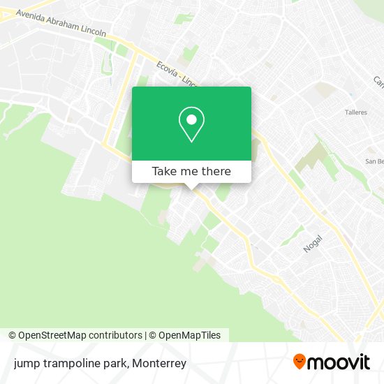 How to get to jump trampoline park in Monterrey by Bus?