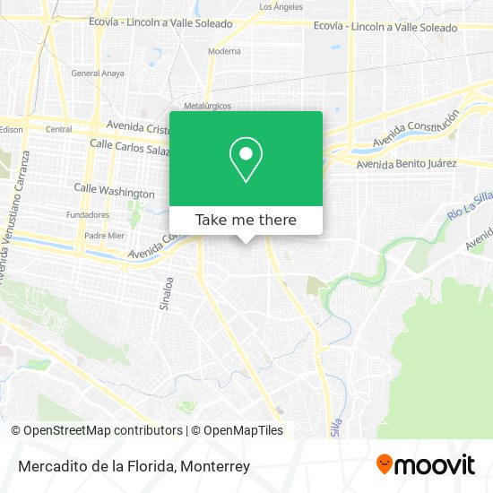 Mercadito de la Florida map