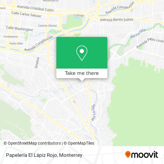 Papelería El Lápiz Rojo map