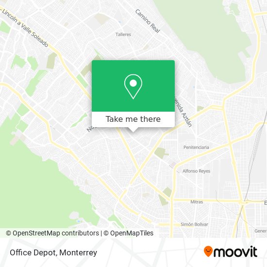 Office Depot map