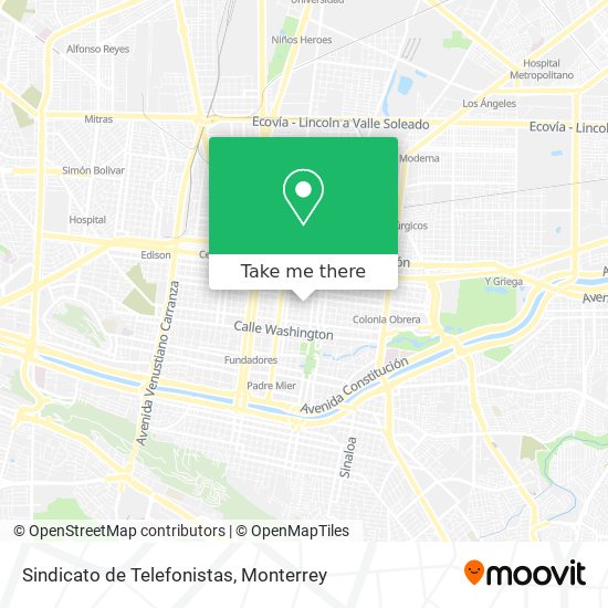 Sindicato de Telefonistas map