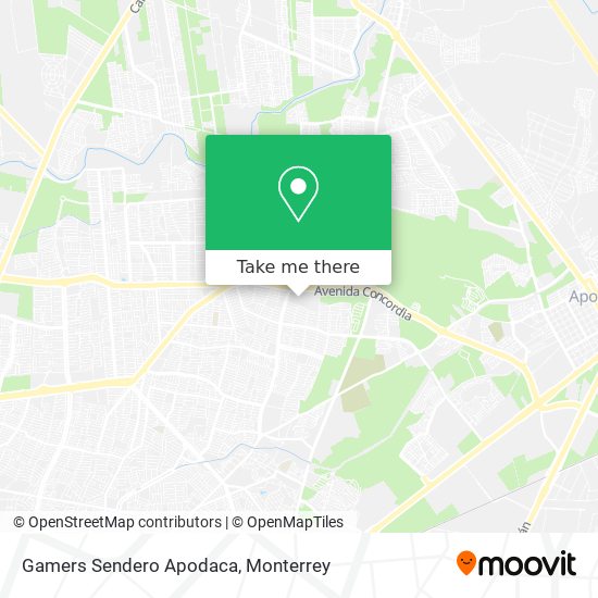 Gamers Sendero Apodaca map