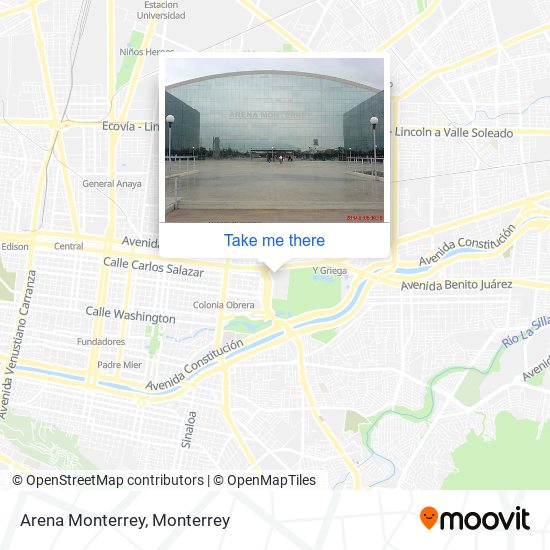 Arena Monterrey map