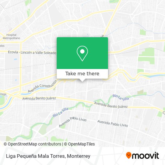 Liga Pequeña   Mala Torres map