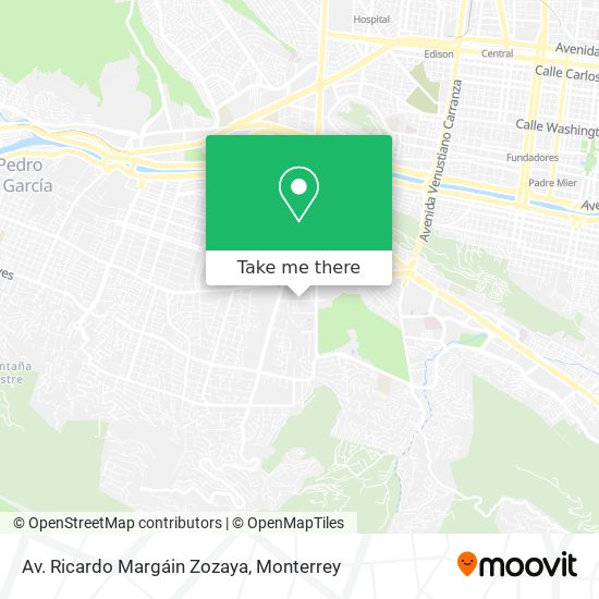 Mapa de Av. Ricardo Margáin Zozaya