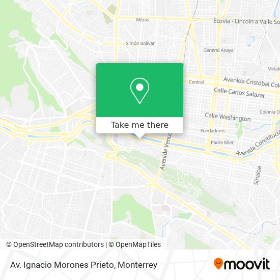 Av. Ignacio Morones Prieto map