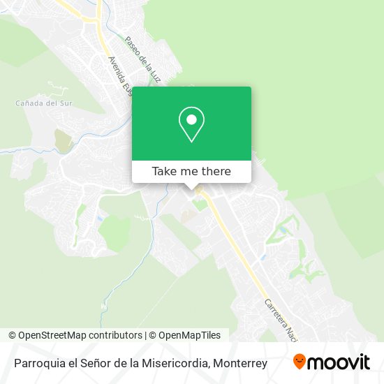 Parroquia el Señor de la Misericordia map