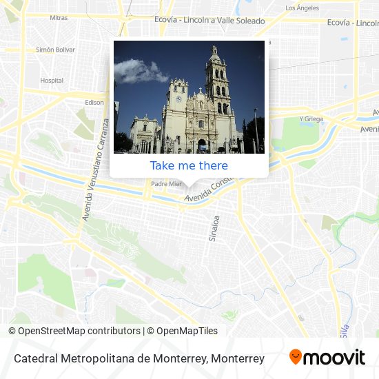 Catedral Metropolitana de Monterrey map