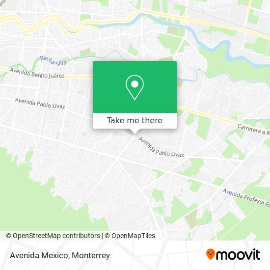 Avenida Mexico map