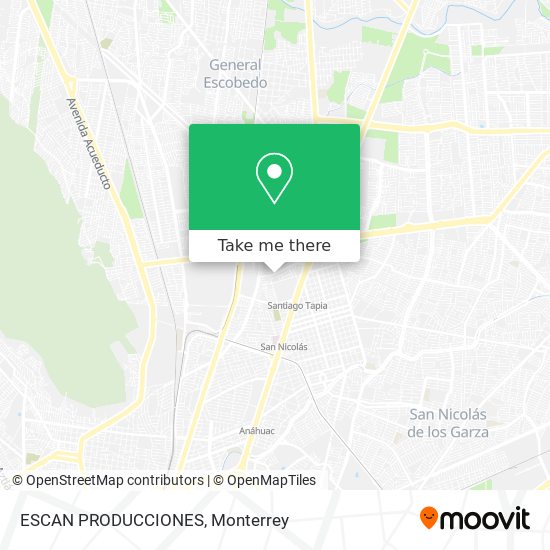 Mapa de ESCAN PRODUCCIONES