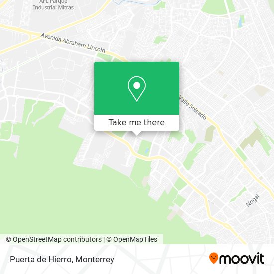 Puerta de Hierro map