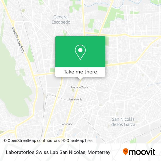 Laboratorios Swiss Lab San Nicolas map