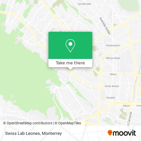 How to get to Swiss Lab Leones in Monterrey by Bus or Metrorrey?