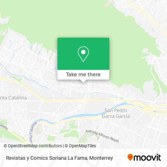 Revistas y Comics Soriana La Fama map