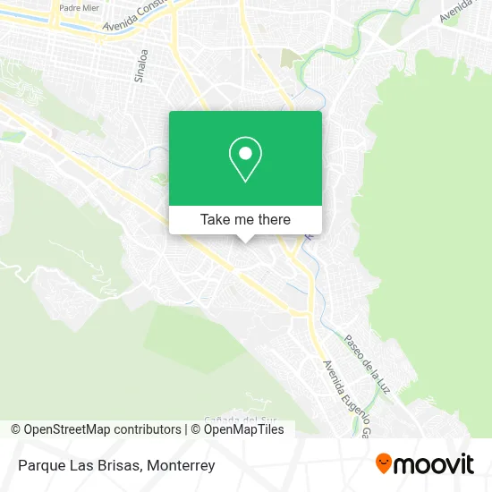 Parque Las Brisas map